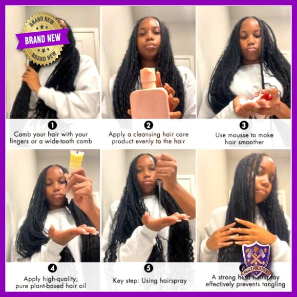 16 Inch Human Hair Extensions Crochet Bundles 40 Strands Pre-separated main image 6
